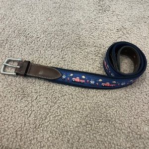 Vineyard vines football tailgate belt